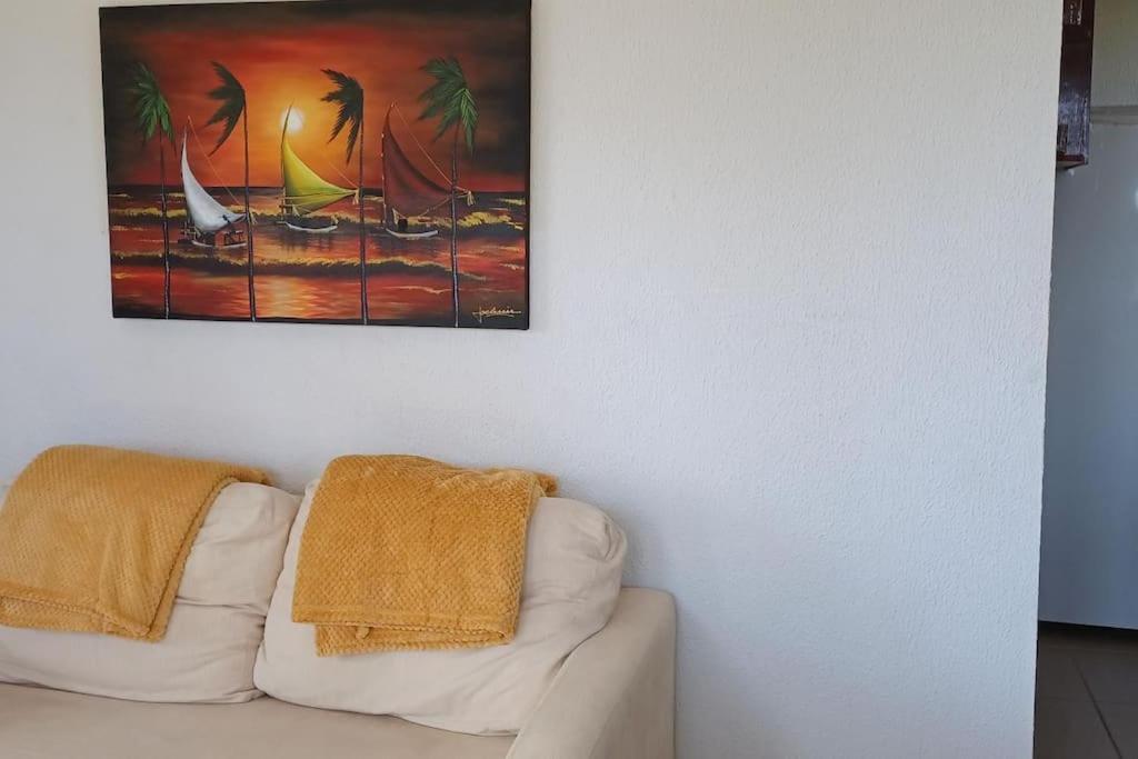 Apartamento A Beira-Mar. Beachfront Apartment Sao Goncalo do Amarante  المظهر الخارجي الصورة