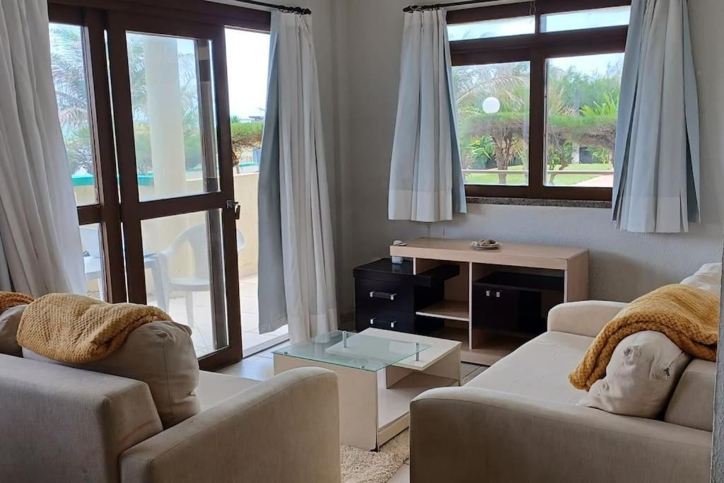 Apartamento A Beira-Mar. Beachfront Apartment Sao Goncalo do Amarante  المظهر الخارجي الصورة